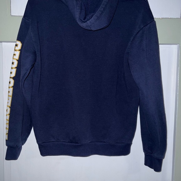 Georgetown Women's Small Navy and Yellow Hoodie - Picture 9 of 12